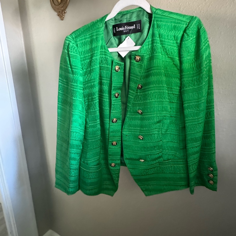 Louis Feraud Emerald Jacket